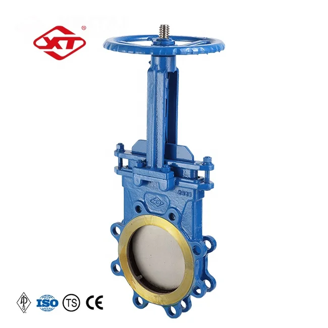 WCB  API knife gate valve PZ73H-150LB 6inch    Purification device-used for wastewater