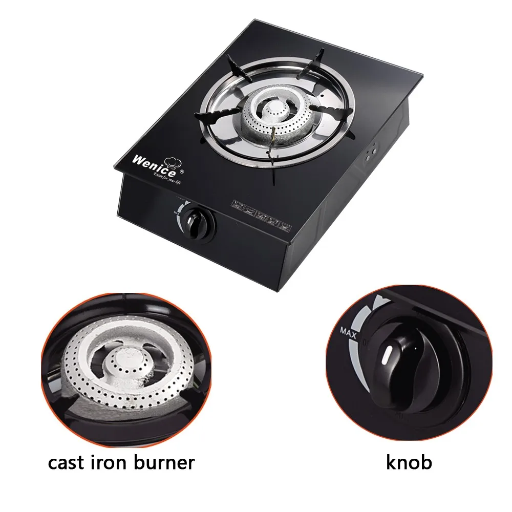 single burner gas cooker gas stove nozzle