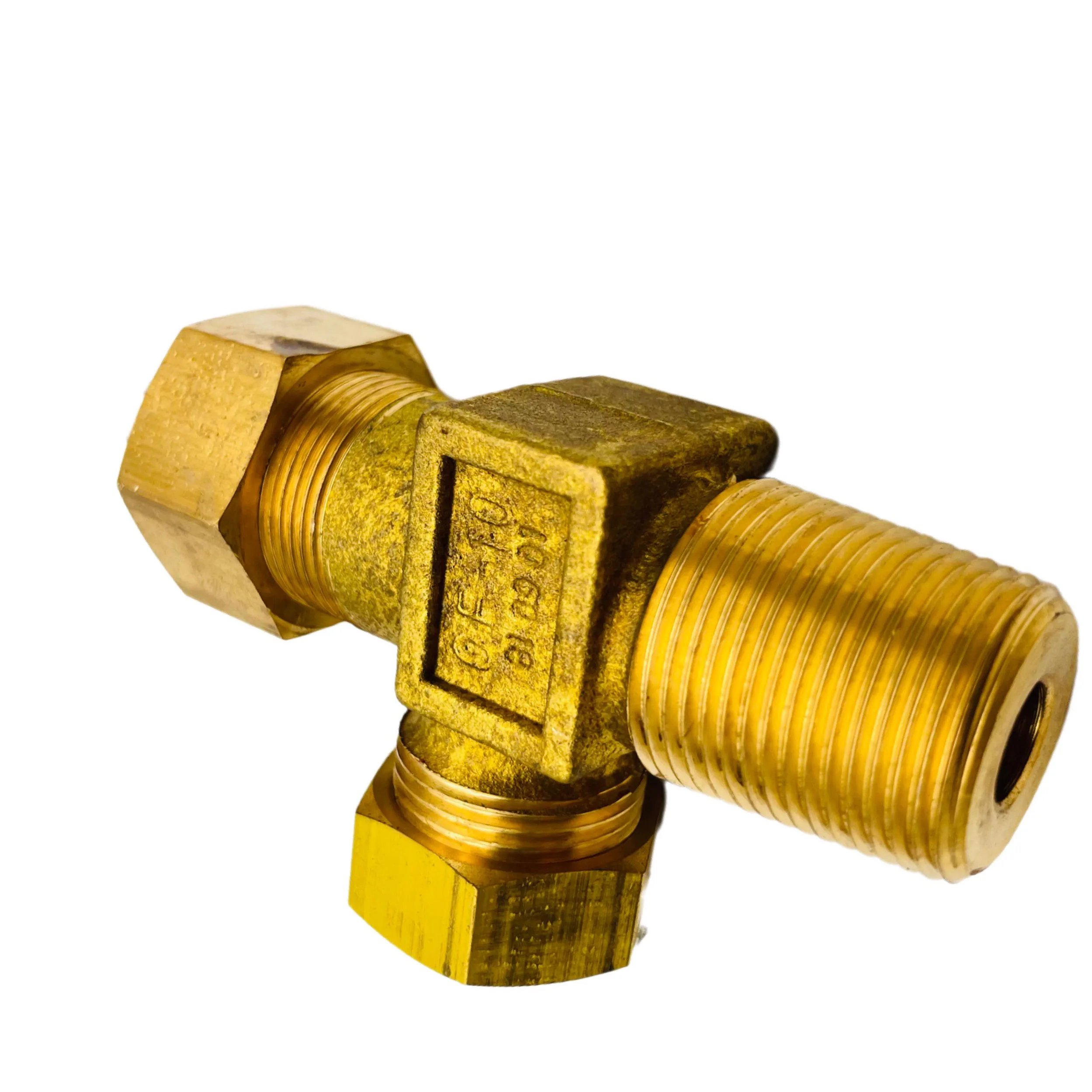 chlorine cylinder valve of needle type QF-10 in brass material 15MPa dn 6mm suitable for Cl2 with outlet thread G3/4