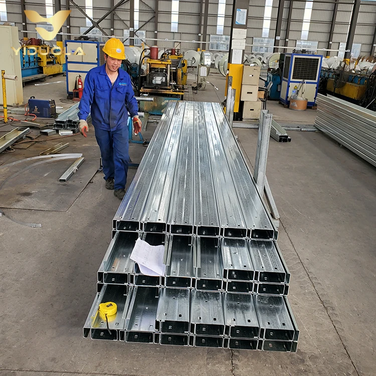
light metal structures z/c metal channel purlin steel profile price 