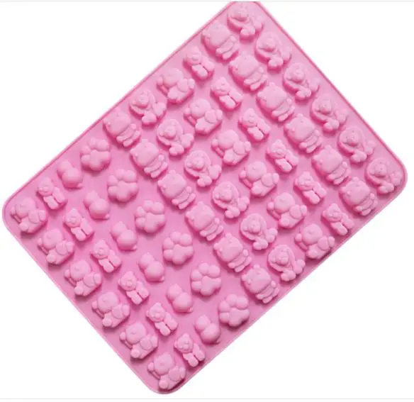 New style 60 cavities animal forest Silicone cake mold gummy candy DIY chocolate molds