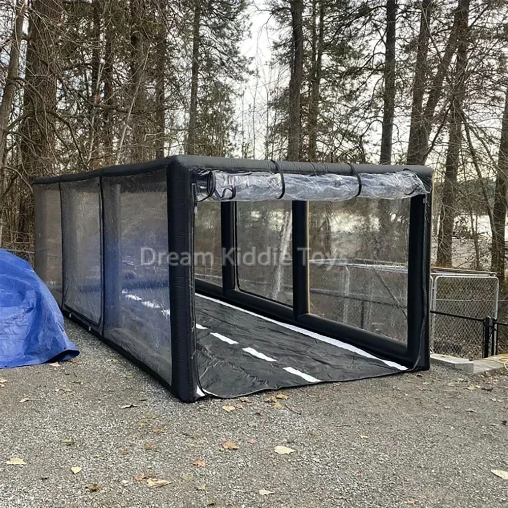 Airtight PVC Inflatable Car Capsules Cover Storage Air Sealed Inflatable Car garage bubble Tent Carport for Parking