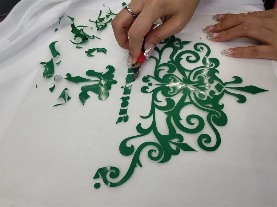 Guangyintong Hot Sale Wholesale Easyweed Cheap Price Pvc Non Sticky Htv Rolls Pu Vinyl Film Heat Applied Vinyl For Shirts