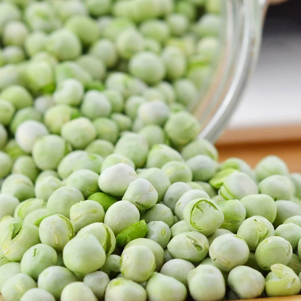 Best price dehydrated vegetables not organic freeze dry green peas whole freeze dried from HACCP certified factory