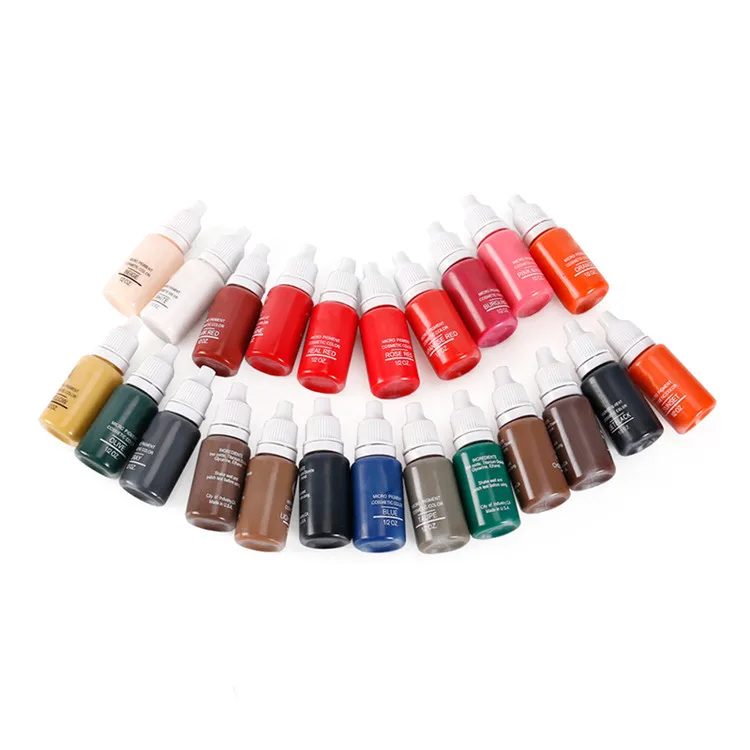 Чернила для татуажа бровей Перманентный пигмент макияжа/микроблейдинг татуажа/косметический органический