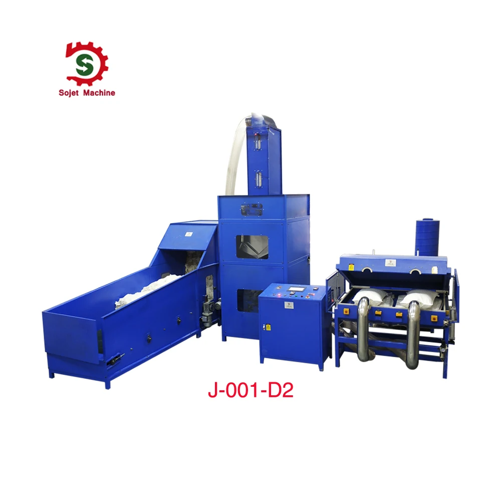 Automatic pillow filling machine filled with polyester fibre/cotton/foam for bedding and upholstery pillow making machines