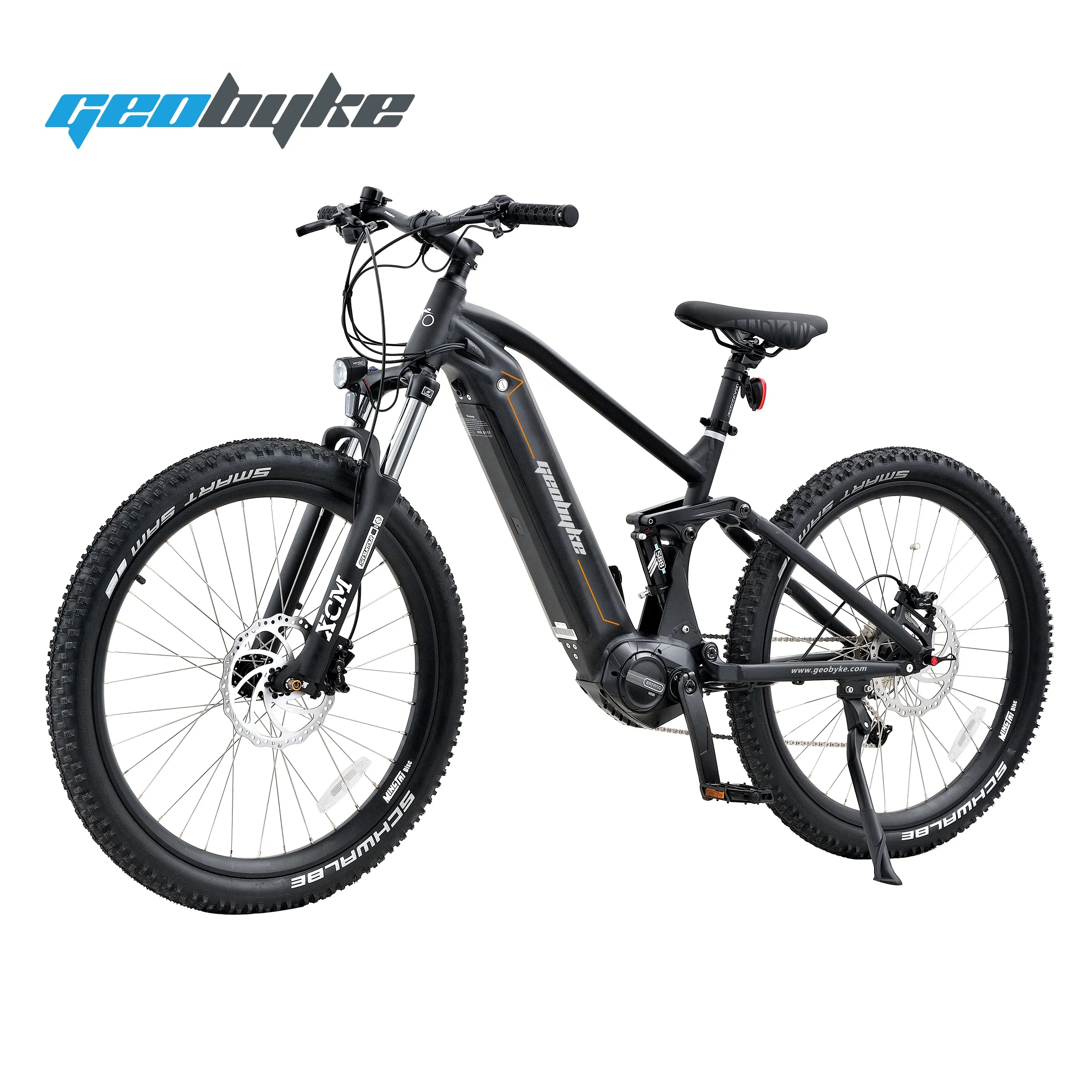 Full Suspension Electric Mountain Bike With Hidden Battery 48v14.5a Mid Drive Electric Mountain Bike