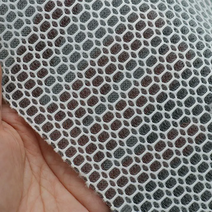 Best selling eco-friendly soft and breathable 100% polyester 3d air mesh spacer fabric for mattress auto upholstery