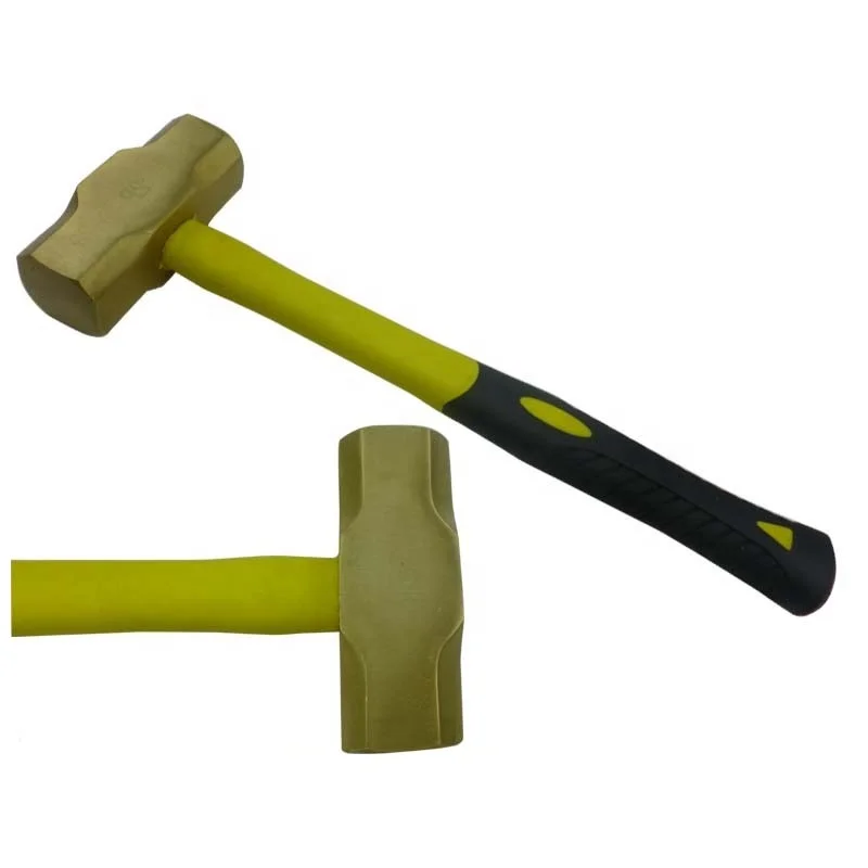 China OEM factory Non sparking Safety brass Sledge hammer beryllium copper sledge hammer