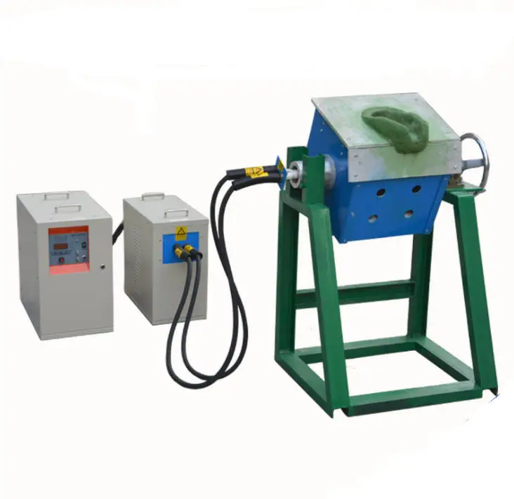 Gold melting furnace With crucible smelting of Brass, copper, silver, gold steel stainless steel Aluminum  furnace