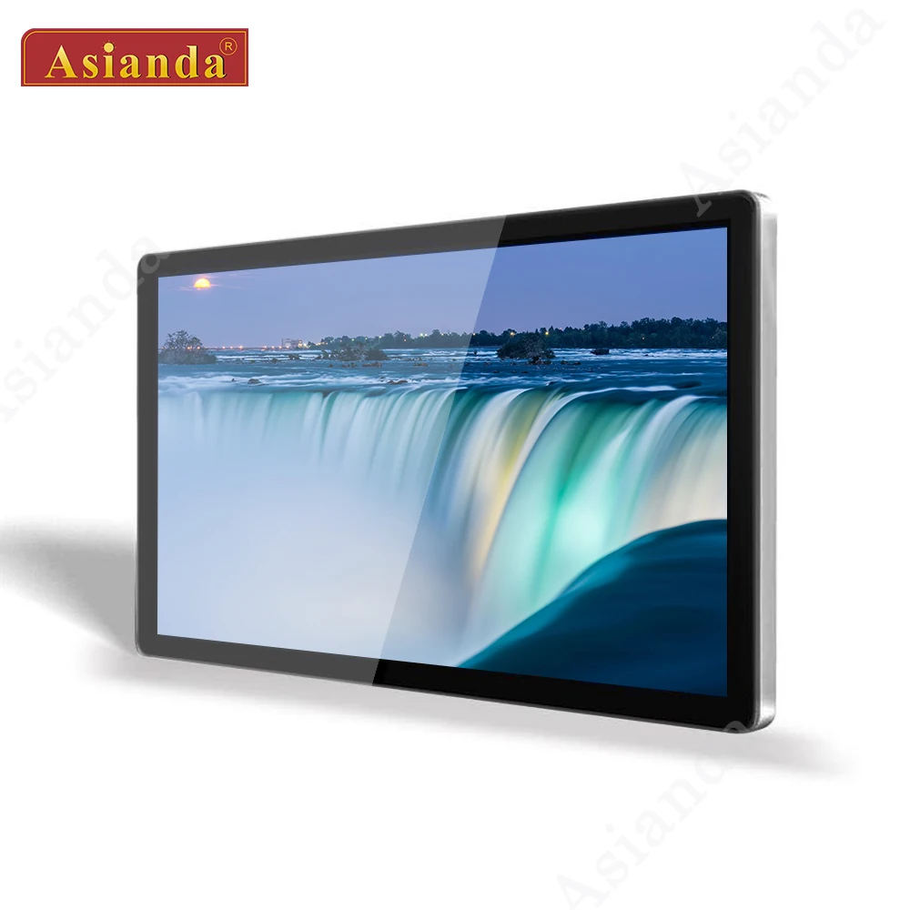 43inch Wall Mount Advertising Machine Custom Split Screen Remote Control System Ultra-thin High-definition LCD Display