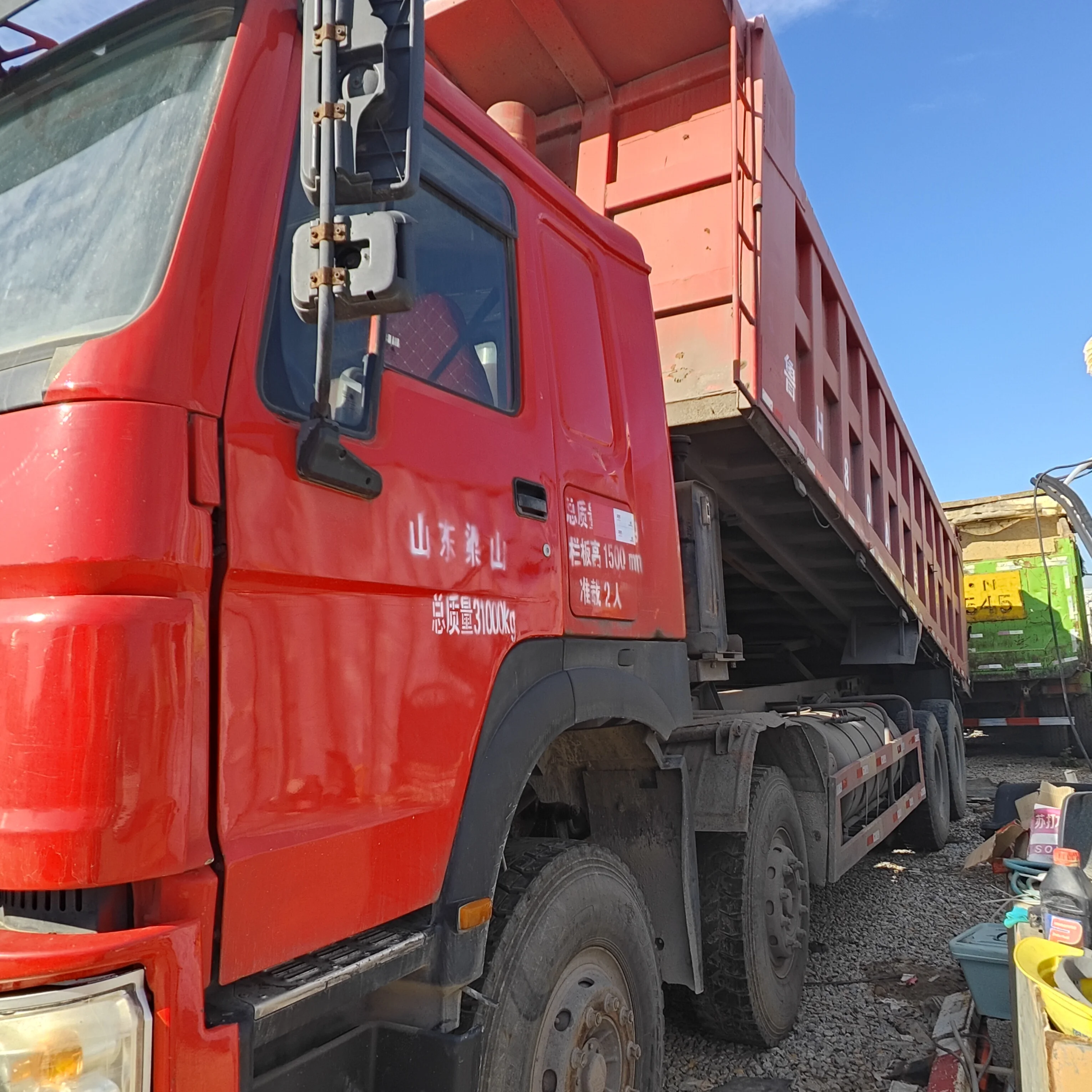 Новый б/у HOWO Sinotruk цена 6x4 16 20 кубических метров 10-колесный самосвал карьерный большегрузные грузовики