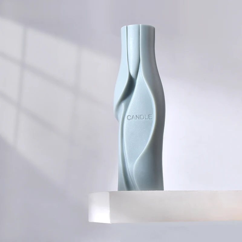 DUMO Design Silicone Candle Molds for Candle Making 3D Home Decor DIY Pillar Candle Molde De Silicona Para Velas