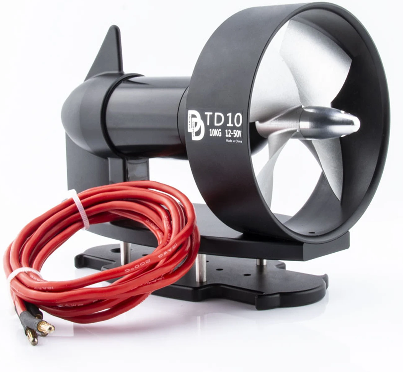 Водонепроницаемое Подводное Подруливающее устройство DD TD10 25V 450W 10Kg для тяги ROV, КАЯКОВ, беспилотных катеров, подводных лодок, рыбацких лодок