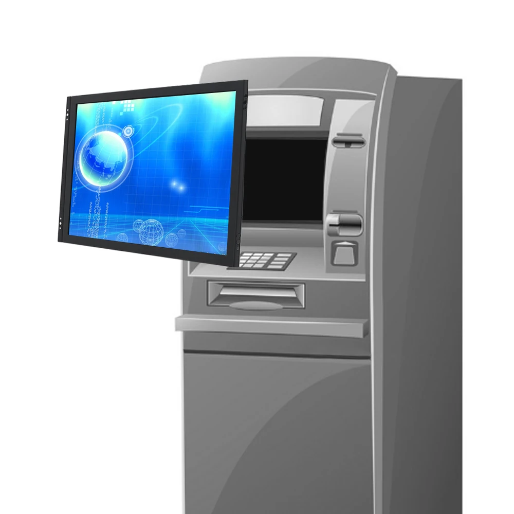 High Brightness 12.1 15 17 19 Inch 1024x768 Grade Industrial Capacitive Lcd Touch Screen Monitor