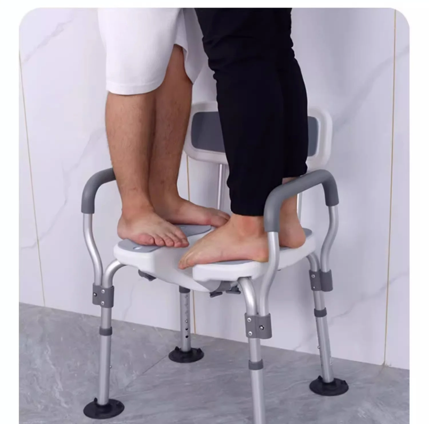 Non-slip bath chair for the elderly  Bathroom folding shower chair for pregnant women  Safety shower stand
