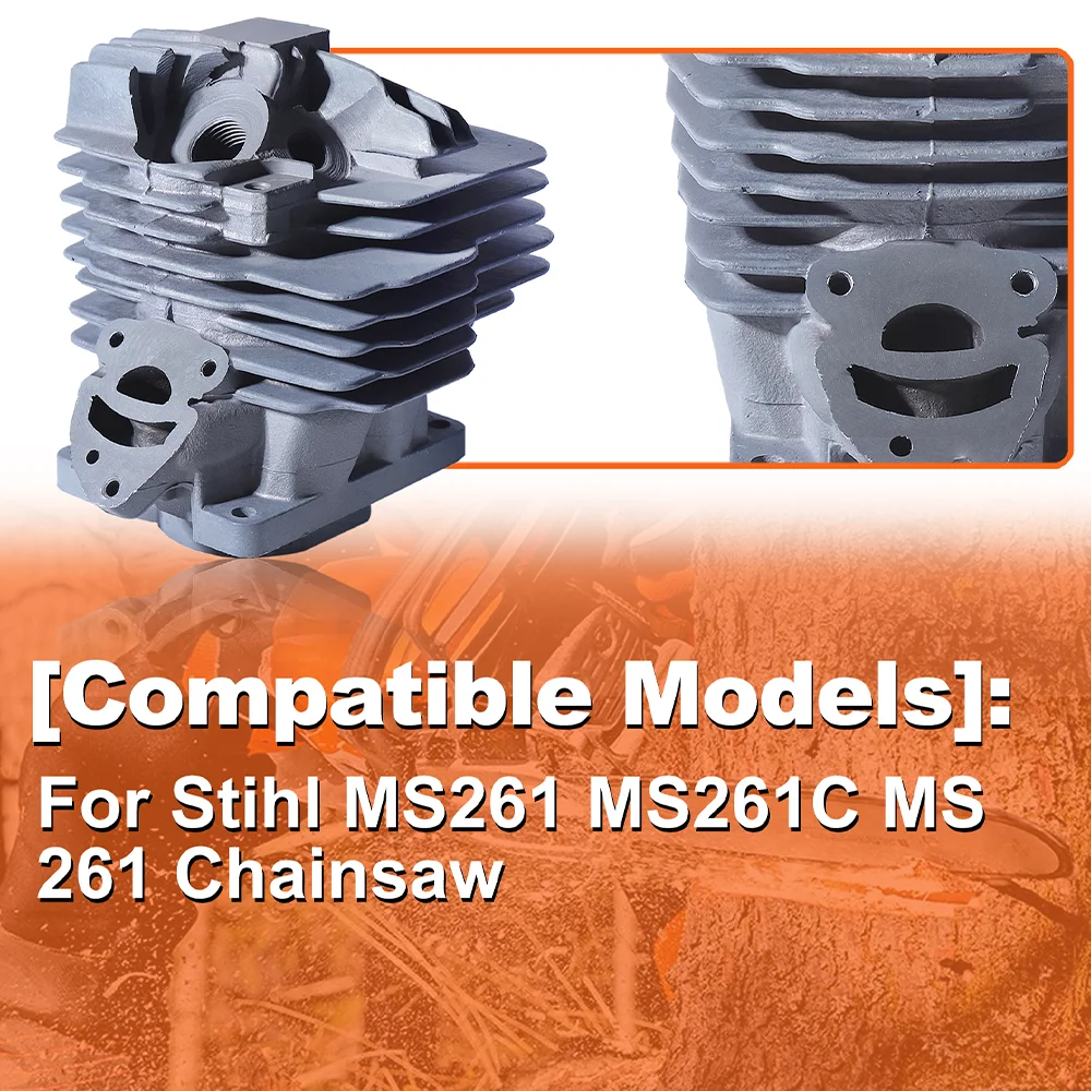 44.7mm Cylinder Piston Base Gaskets Top End Rebuild Kit for Stihl MS261 MS261C MS 261 Chainsaw Parts # 1141 020 1200 1141 020