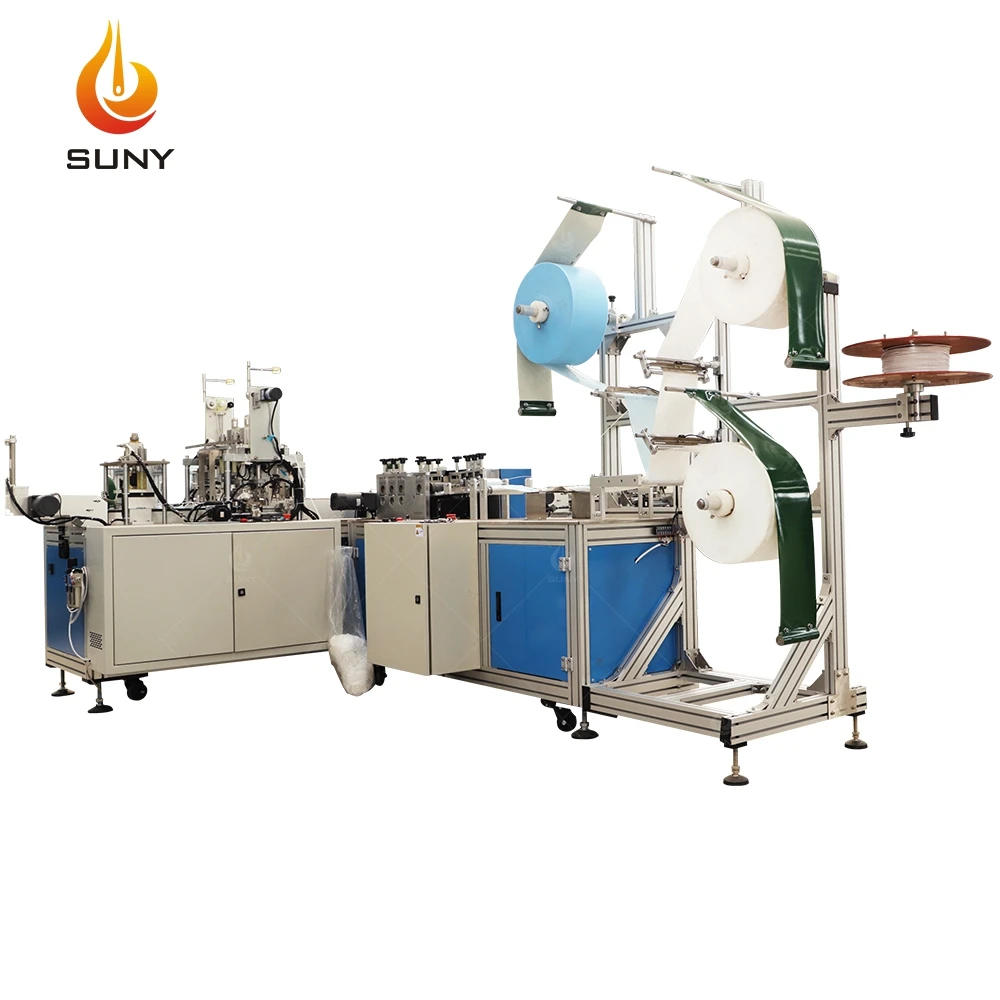 China-made Fully Auto Non-woven Disposable Face Mask Making Machine
