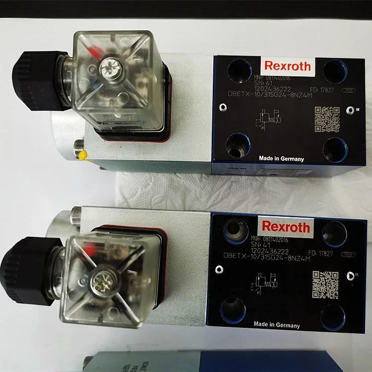 REXROTH Proportional Pressure Relief  Valve DBETX Hydraulic Valve Rexroth DBETX-1X/315G24-8NZ4M For Limiting System Pressure