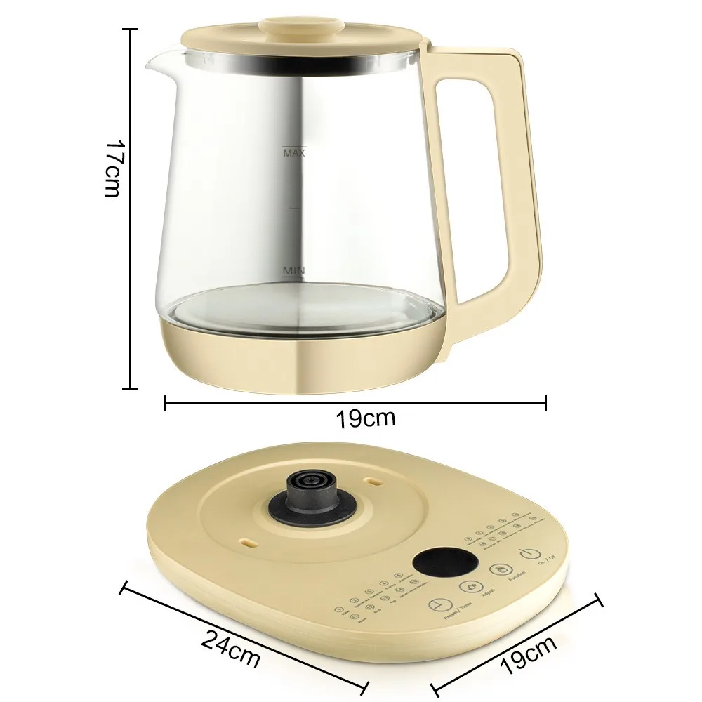 Home Appliance Kitchen Water boiling Electric Kettle Double Layer 2021 New Custom PP plastic Body OEM Customized Logo