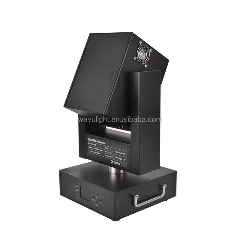 Genuine Sparctic-move 750W moving head spark fountain machine rotate cold fireworks for special stage effect