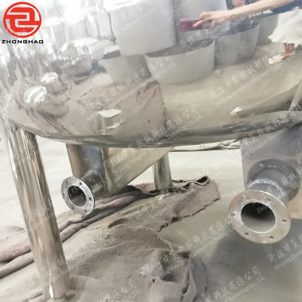 High Speed Stainless Steel Chemical Detergent Mixing Machinery Flat Top Cover Opening Medical Ointment Homogenizer Emulsion Tank