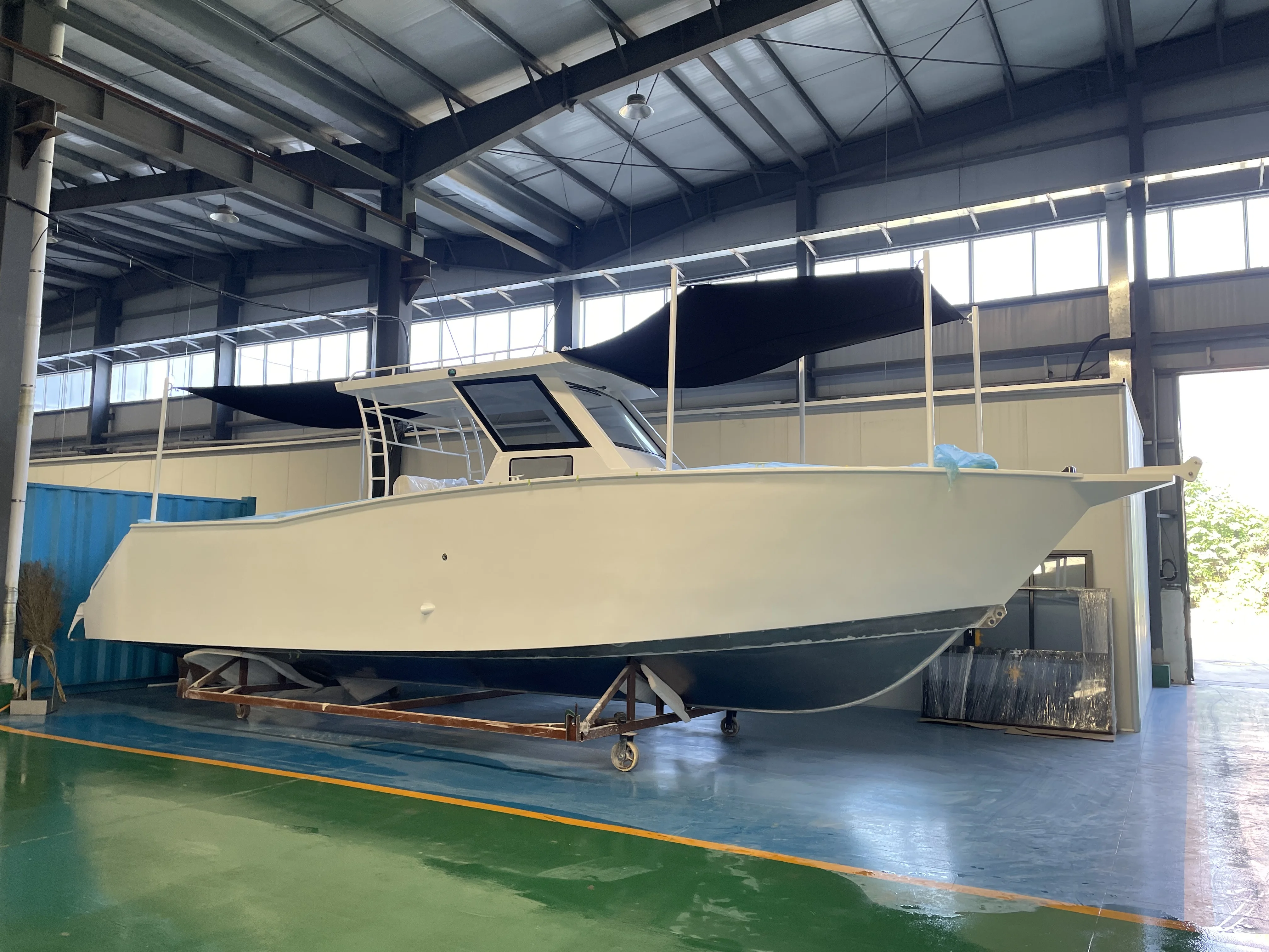 Новый дизайн 36ft высокого качества глубокая V морская рыбацкая лодка для 10 человек