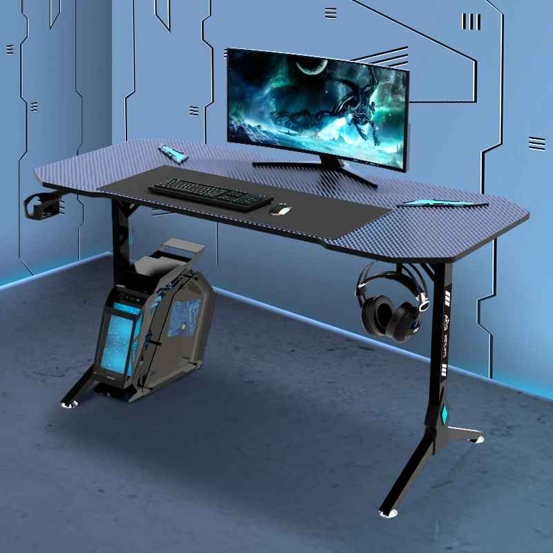 Wholesale Gaming desk racing gaming table design PC gaming desk for E-sports