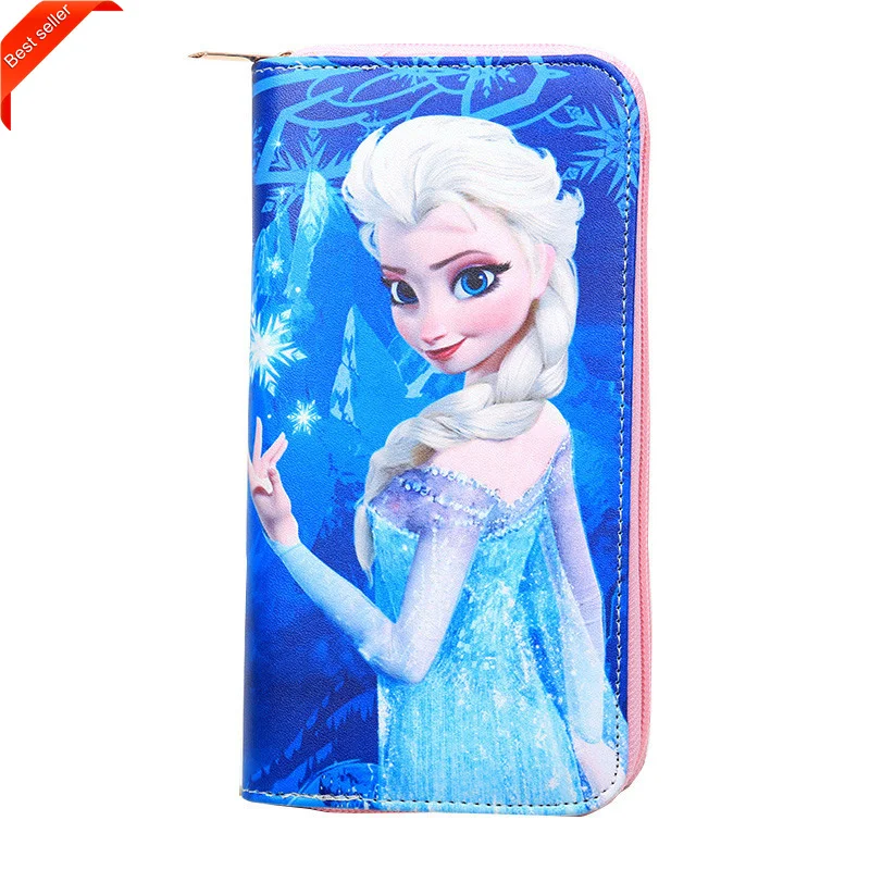 2022 NEW Fashion Wallet Stitch Lilo Cartoon Zipper Large Capacity Soft PU Leather Wallet Girl Boy