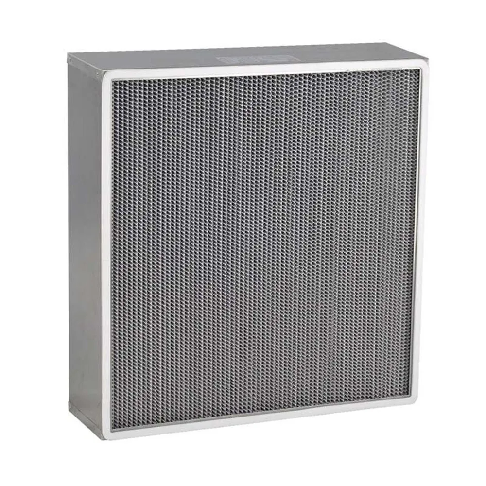 Оптовая продажа, фильтры воздухозаборника HVAC H13 H14 с глубокой складкой, алюминиевые воздушные фильтры