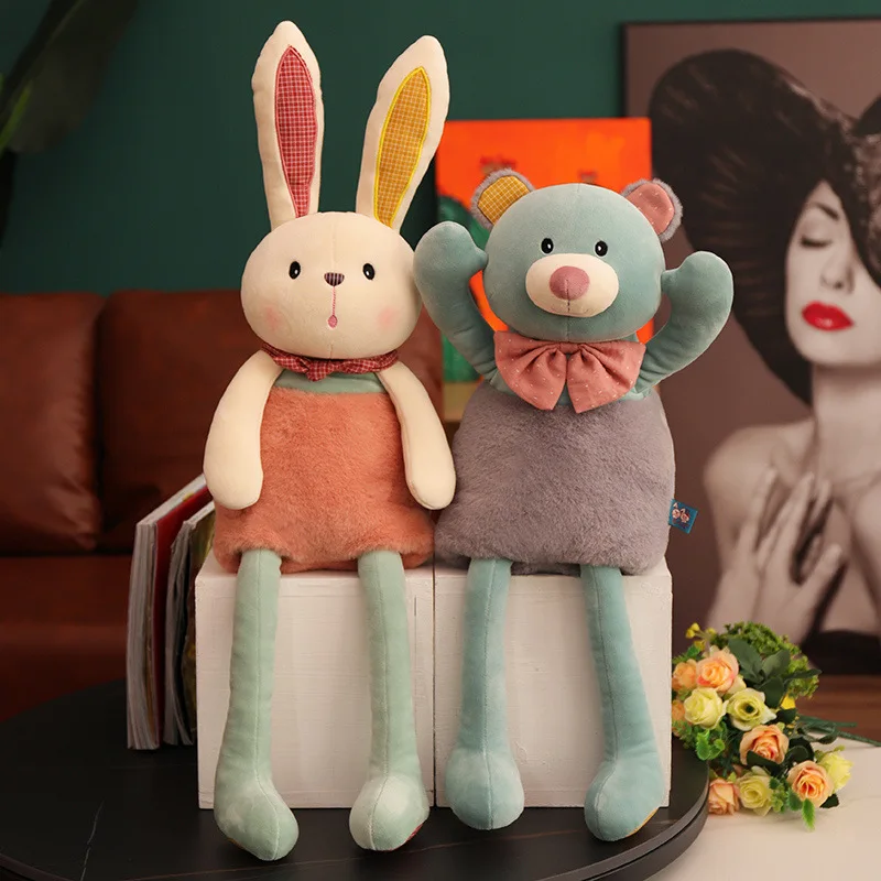 70cm Stretch rabbit rabbit rabbit doll plush toy Warm sun Bear cloth doll gift pillow birthday gift