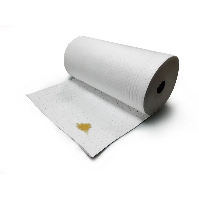 Oil field spill control equipment polypropylene oil & fuel absorbent roll