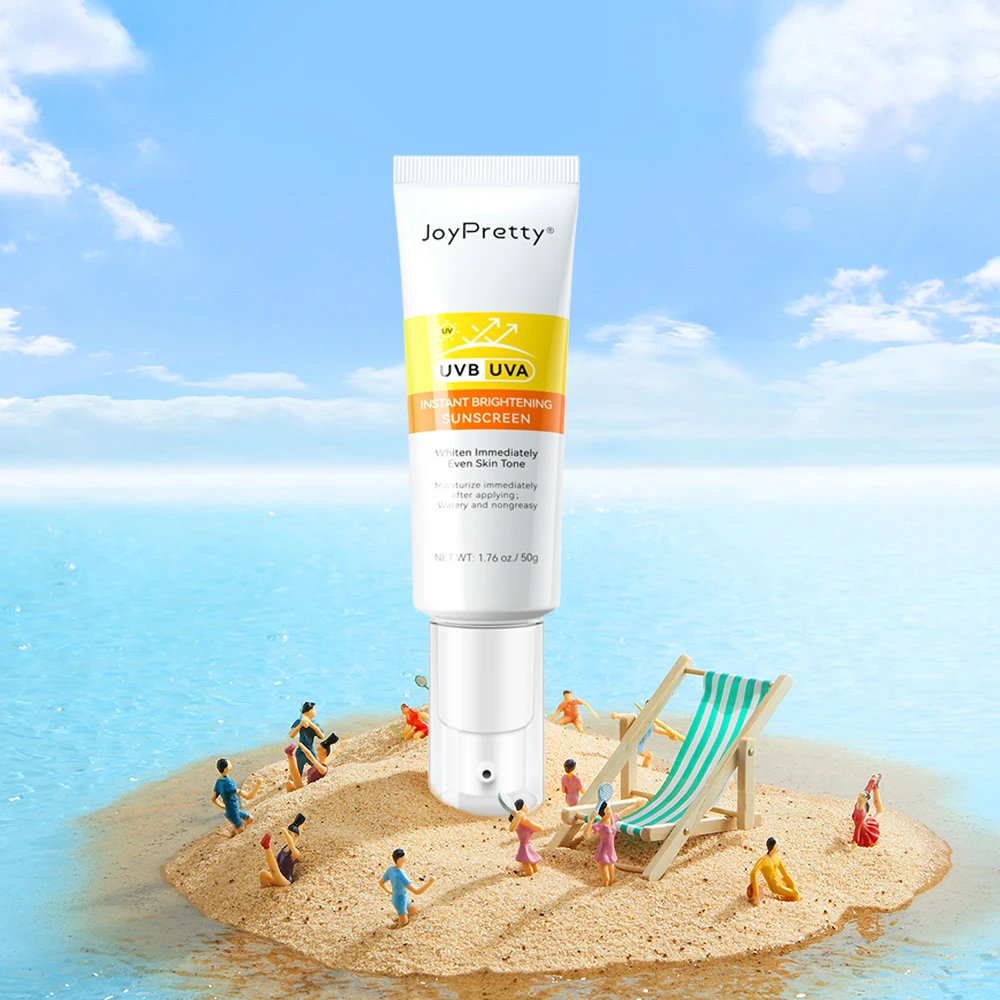 Оптовая продажа Лидер продаж солнцезащитный крем spf 50 органический Осветляющий Мгновенное Отбеливание
