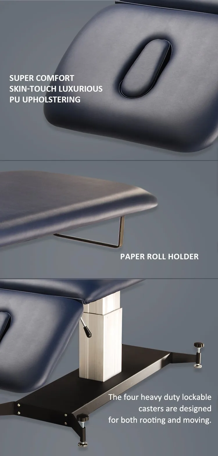 Max Factory Price Custom Professional Electric Height Adjustable Massage Therapy Bed Physiotherapy Bed Medical Treatment Table