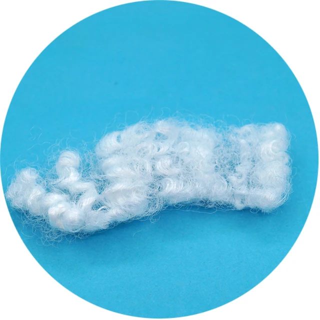 
7 holes HCS hollow conjugated siliconized polyester staple chemical fiber plant for filling quilt 
