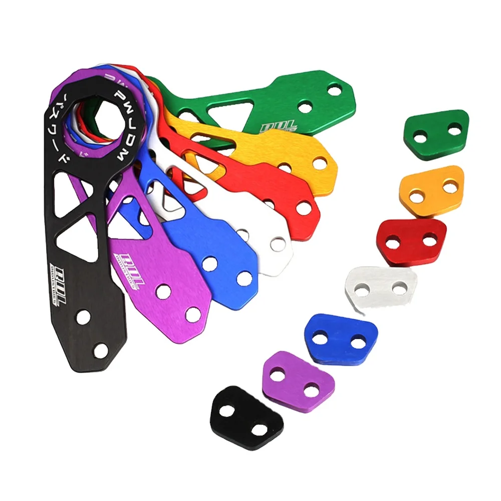 
JDM Tuning Trailer Tow Hook Auto Towing Car Accessories For Universal Racing Car Culture gancho de remolque Tow Hook 