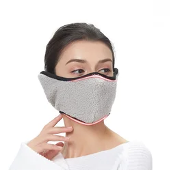 AGRADECIDO Unisex Ear Muffs Outdoor Cold Proof Face Cover Fur Ear Warmer