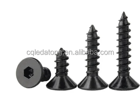 Competitive Price Bugle Head Black Phosphate Self Tapping Screws Drywall Screws Black Self-tapping Screws