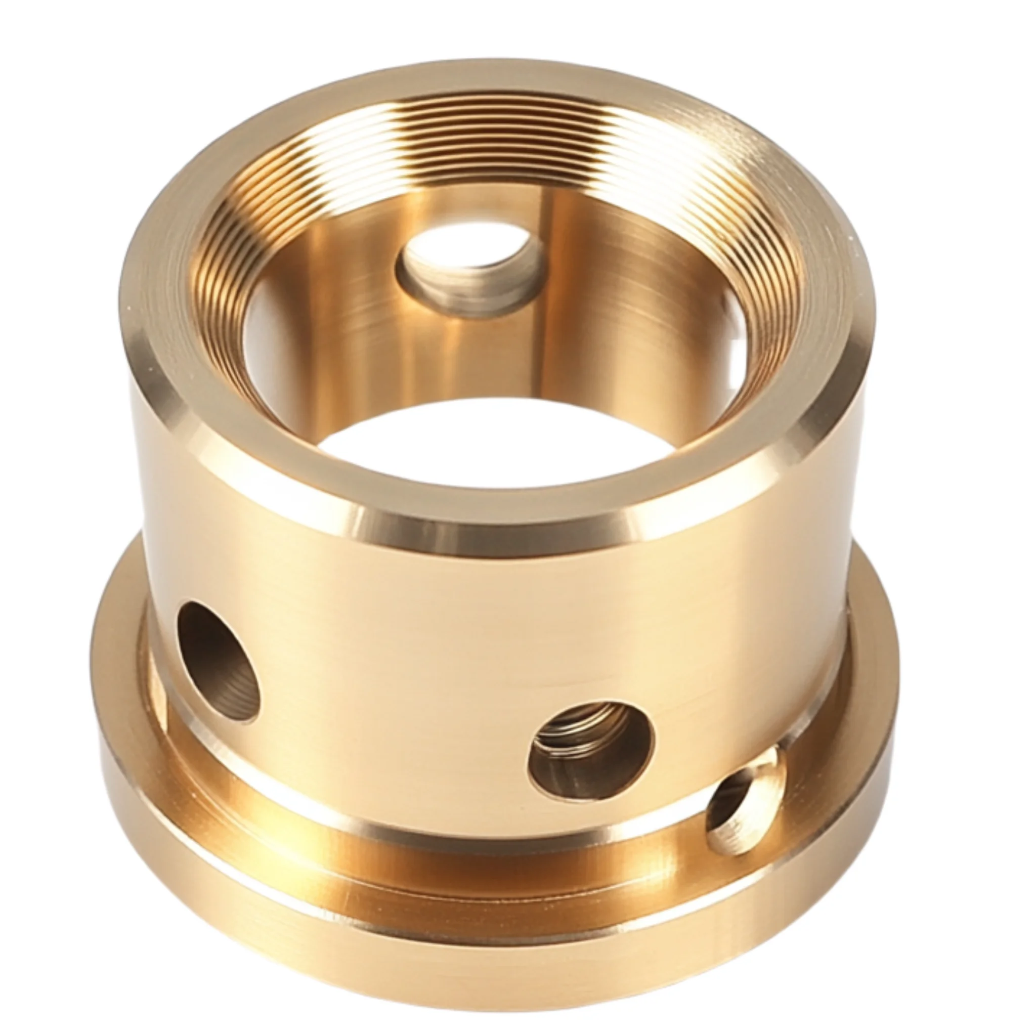 Customize Machined CNC Turning Advanced Self Lubricated Graphite Bronze Bushing