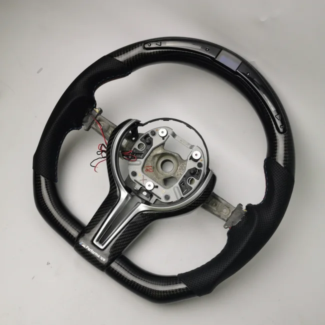 HOT SALE Genuine Alcantara m steering wheel for all BMW f32 f86 modified button LED racing carbon fiber steering wheel