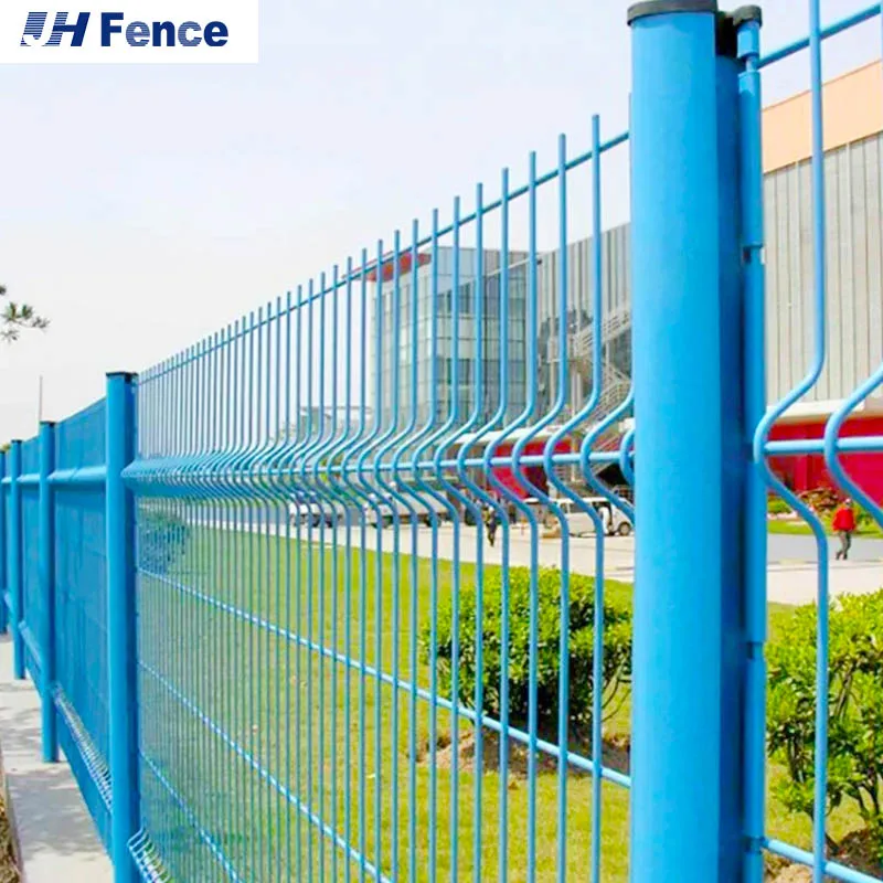 3D Curvy PVC Coated Welded Wire Mesh Fencing