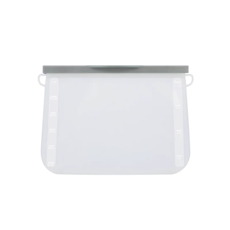 Reusable 500Ml/1000Ml/1500Ml Preservation Storage Container Airtight Seal Cooking Bag Food Grade Silicone Storage Bags Baby Food