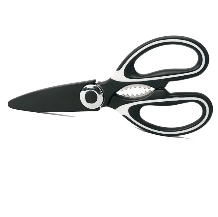 
Hot selling Ultra Sharp Premium stainless steel heavy duty kitchen shears and multi purpose scissors for cutting food  (1600074687445)