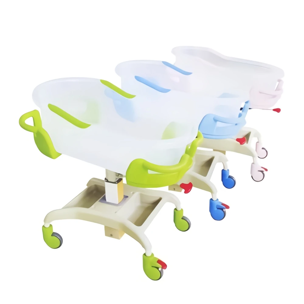 BC-531 Manufacturer Pink ABS Plastic Baby Care Crib Bed Children Pediatric Hospital Baby Beds