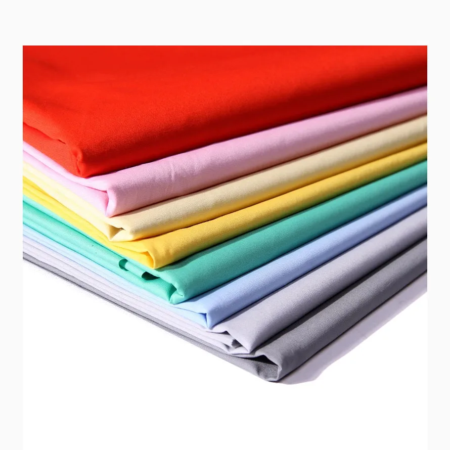 80%P 20%C fabric cotton polyester woven for pocket bag kids bedding fabric