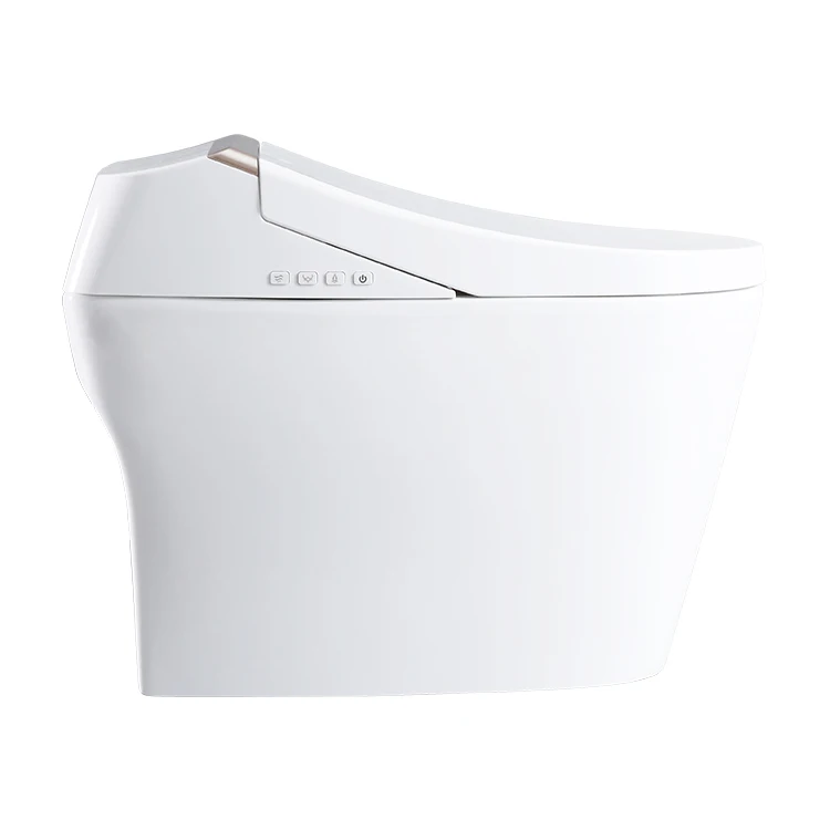 Automatic one piece ceramic sanitary Intelligent Electric heating Smart Toilet