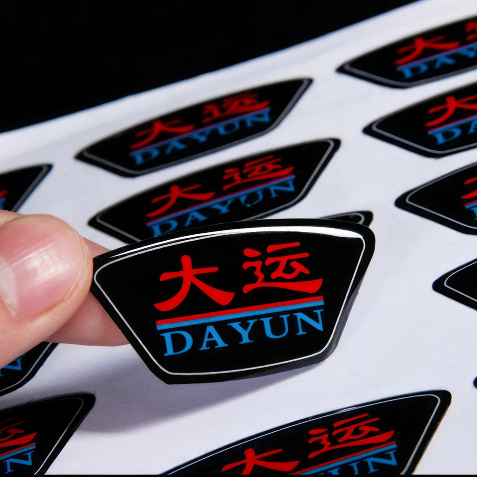 Custom size polyurethane resin coated clear 3D Glue Drop Label Clear Epoxy Dome Sticker Printing Logo crystal glue drop sticker