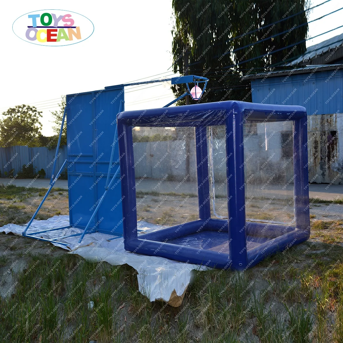 new design inflatable dunk tank alternative burst water balloons