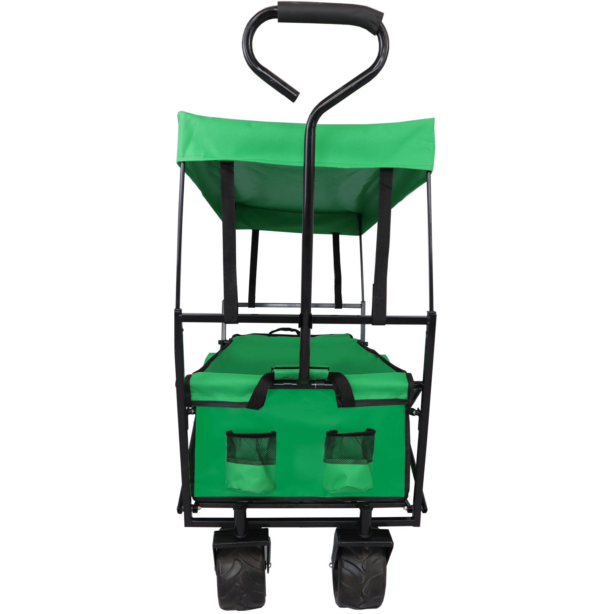 Heavy Duty Folding Hand Truck Beach Utility Cart Trolley Wagon Cart with Load Capacity for Shopping Storage Tools