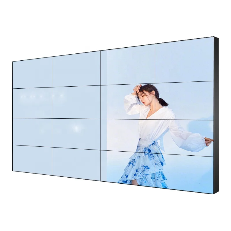 55 inch 4x4 tft 1080p indoor portable lcd video walls retail store video display stage video wall